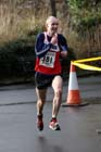 Philip Sanderson (Elswick) finishing the Ronnie Walker Saltwell 10k Road Race, Gateshead. Photo: David T. Hewitson/Sports for All Pics